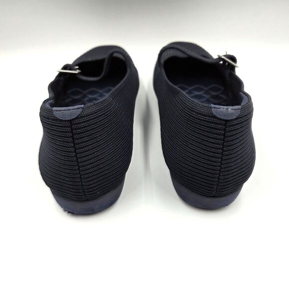 Vivaia Shoes Womens 42 /10.5 Navy Blue Margot Square Toe Mary Jane - Picture 6 of 10